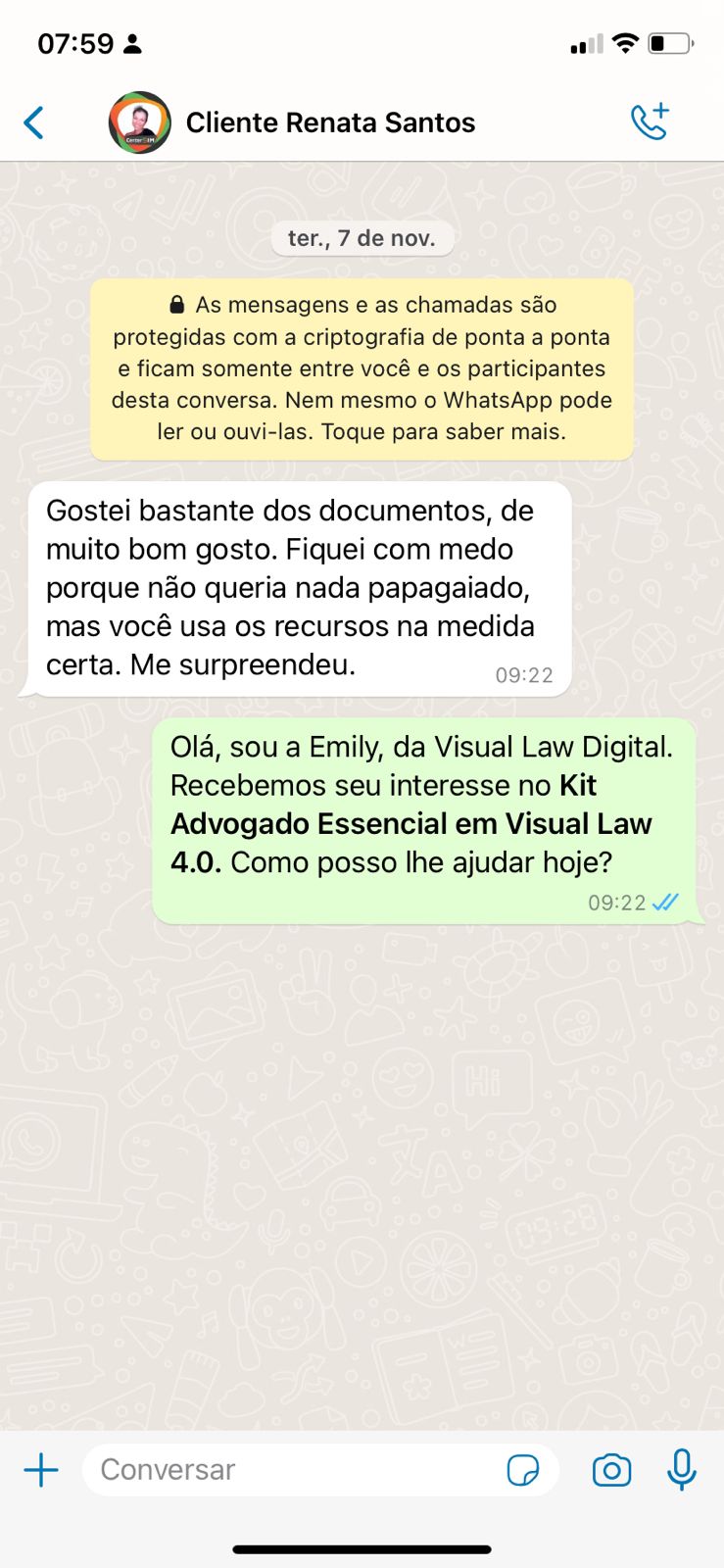 Depoimento de Renata Santos sobre o Kit Advogado Essencial