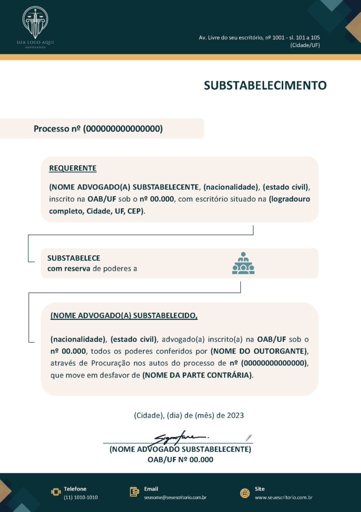 Substabelecimento COM reserva_MODERN-OASIS