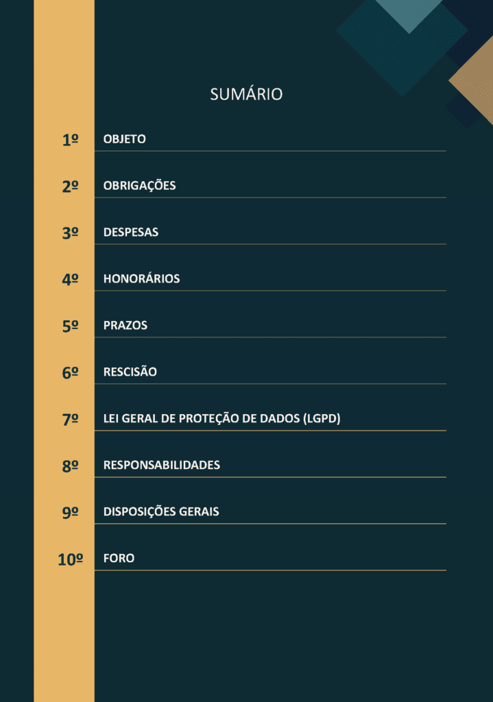 Contrato de honorários