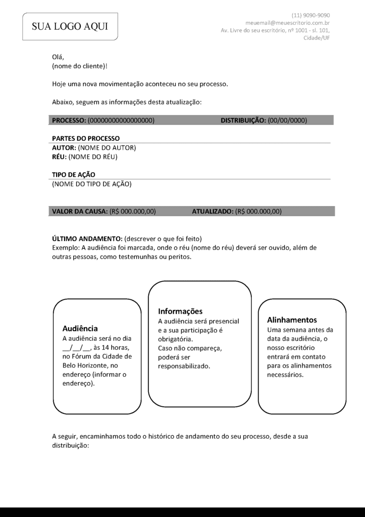 Relatório de acompanhamento processual 1-Clean