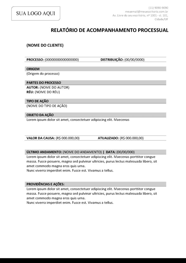 Relatório de acompanhamento processual 2-Clean